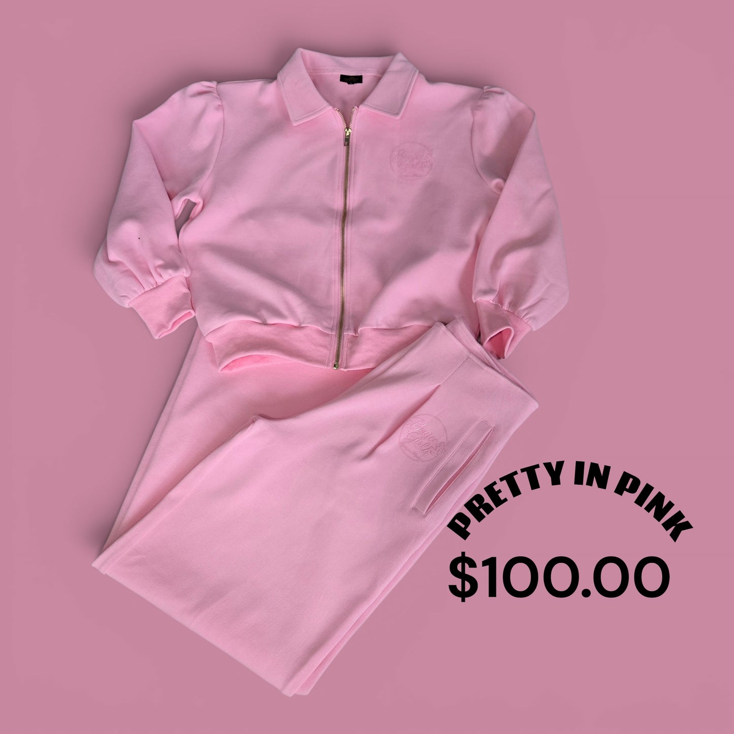 Luxe Boujee Girl Two-Piece Sets